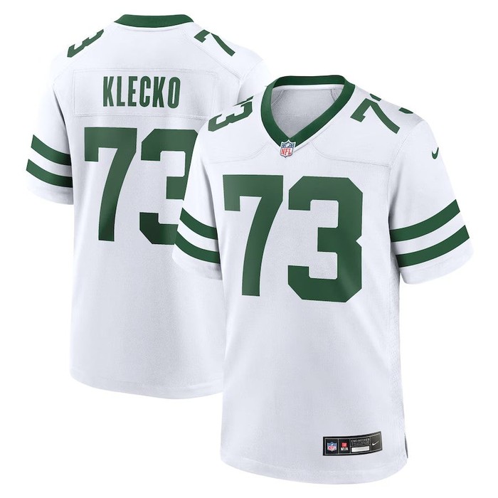 New York Jets #73 Joe Klecko Legacy Retired Player Game Jersey - White - Cocomos