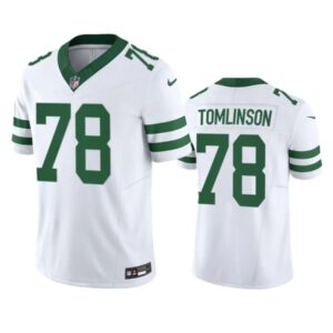 New York Jets #78 Laken Tomlinson White 2023 Fuse Vapor Limited Throwback Jersey - Cocomos