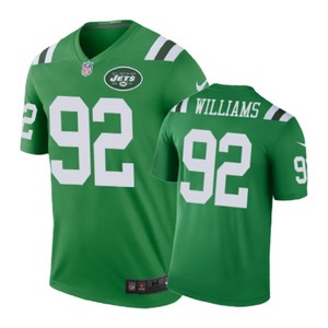 New York Jets #92 Leonard Williams Nike Color Rush Green Jersey