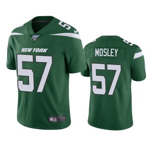 New York Jets C.j. Mosley Green 100th Season Vapor Limited Jersey