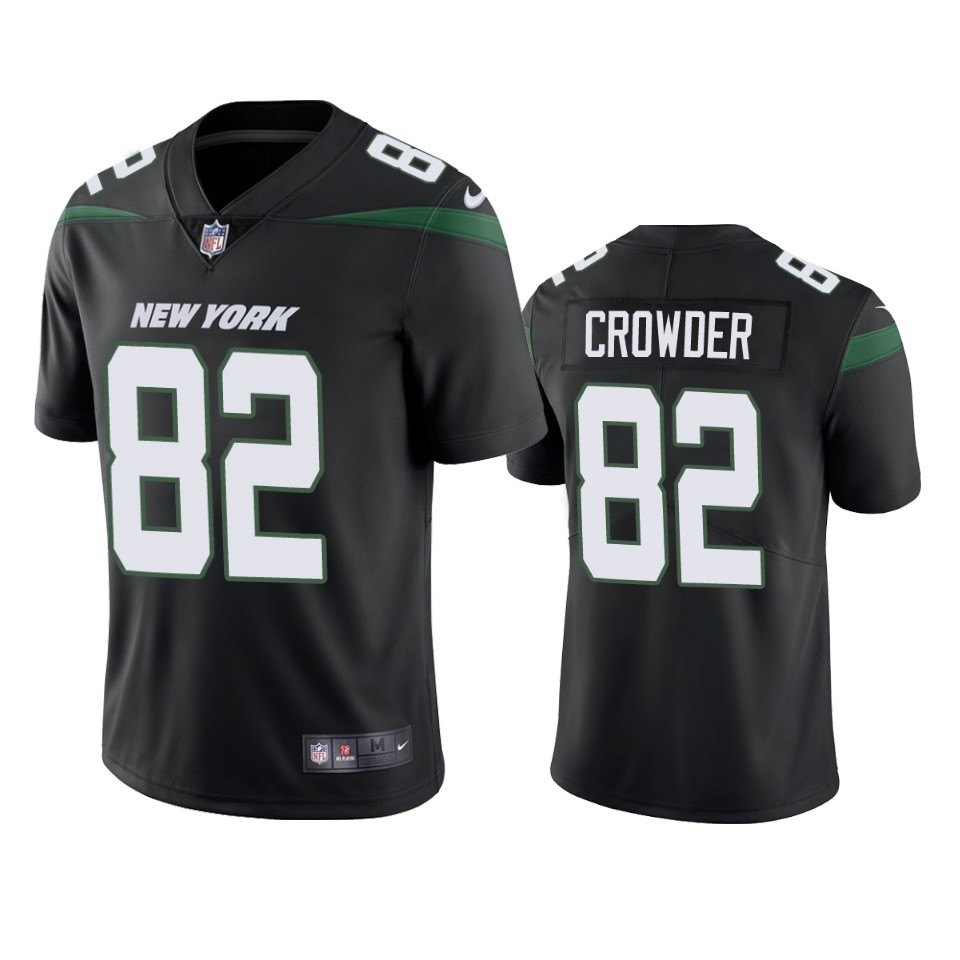 New York Jets Jamison Crowder Black Vapor Untouchable Limited Jersey - Cocomos