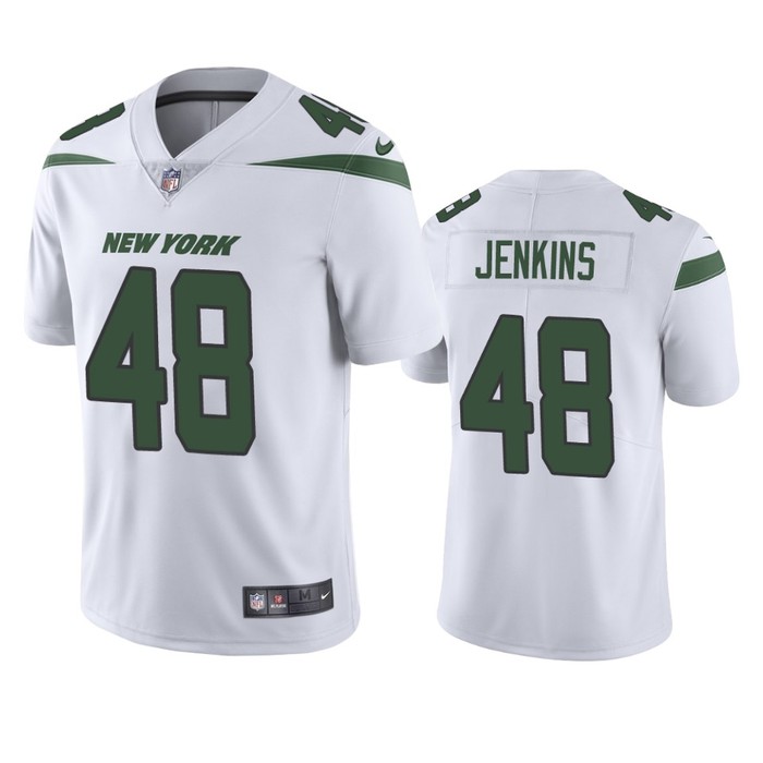 New York Jets Jordan Jenkins White 2019 Vapor Untouchable Limited Jersey - Mens - Cocomos