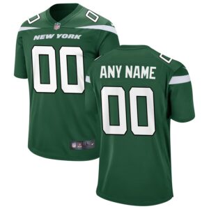 New York Jets Nike Youth Custom Game Jersey - Gotham Green - Cocomos