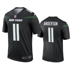 New York Jets Robby Anderson Black 2019 Color Rush Legend Jersey - Mens - Cocomos