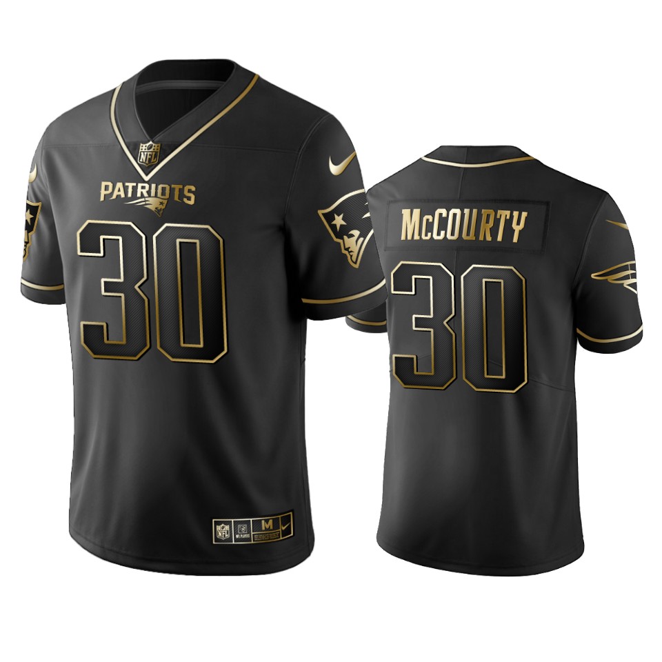 Nfl 100 Jason Mccourty New England Patriots Black Golden Edition Vapor Untouchable Limited Jersey - Mens - Cocomos