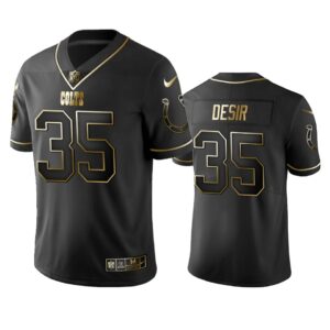 Nfl 100 Pierre Desir Indianapolis Colts Black Golden Edition Vapor Untouchable Limited Jersey - Mens - Cocomos