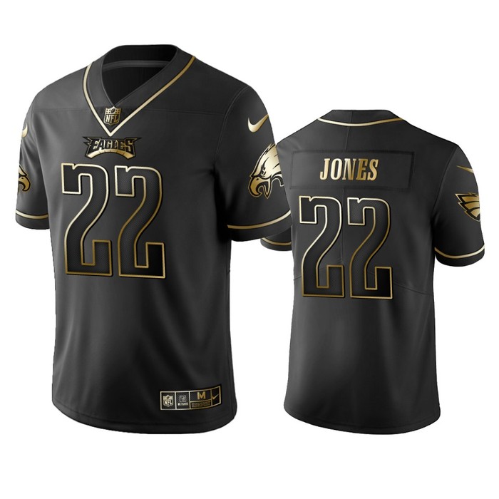 Nfl 100 Sidney Jones Philadelphia Eagles Black Golden Edition Vapor Untouchable Limited Jersey - Mens - Cocomos