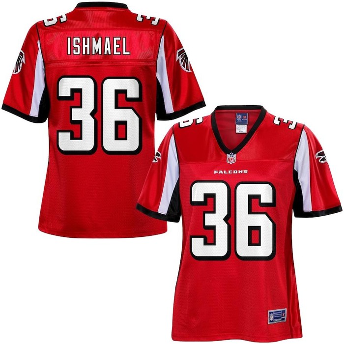 Nfl Pro Line Womens Atlanta Falcons Kemal Ishmael Team Color Jersey - Cocomos