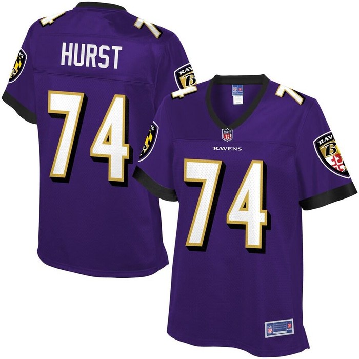 Nfl Pro Line Womens Baltimore Ravens James Hurst Team Color Jersey