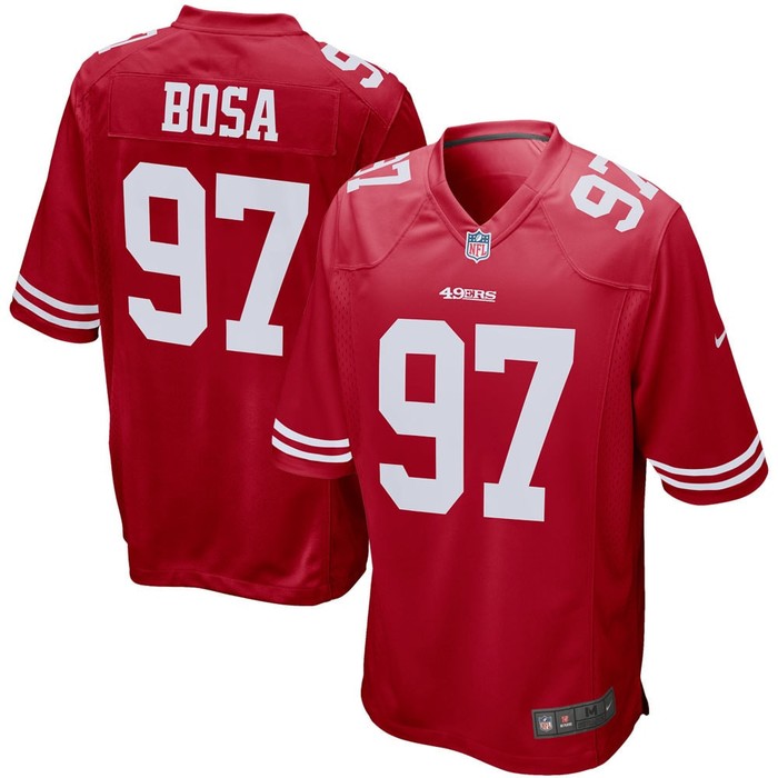 Nick Bosa San Francisco 49ers Game Player Jersey - Scarlet Nfl