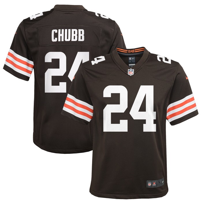 Nick Chubb Cleveland Browns Game Jersey Brown Nfl