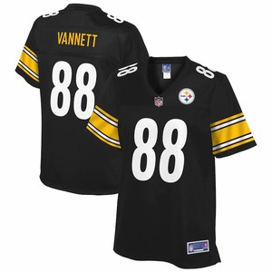 Nick Vannett Pittsburgh Steelers Nfl Pro Line Womens Team Player Jersey - Black