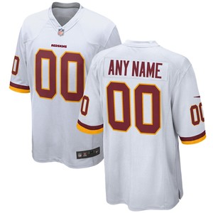 Nike Mens Washington Redskins Customized Game White Jersey