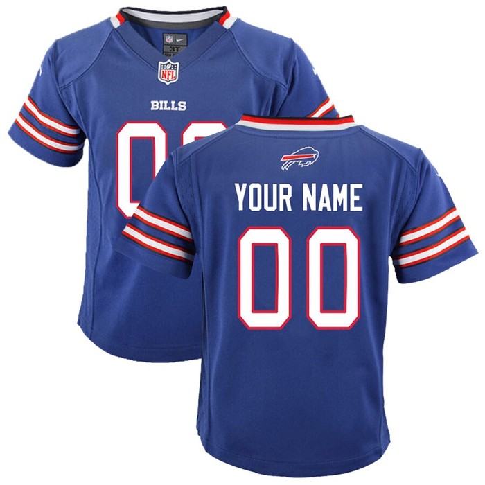 Nike Toddler Buffalo Bills Customized Team Color Game Jersey