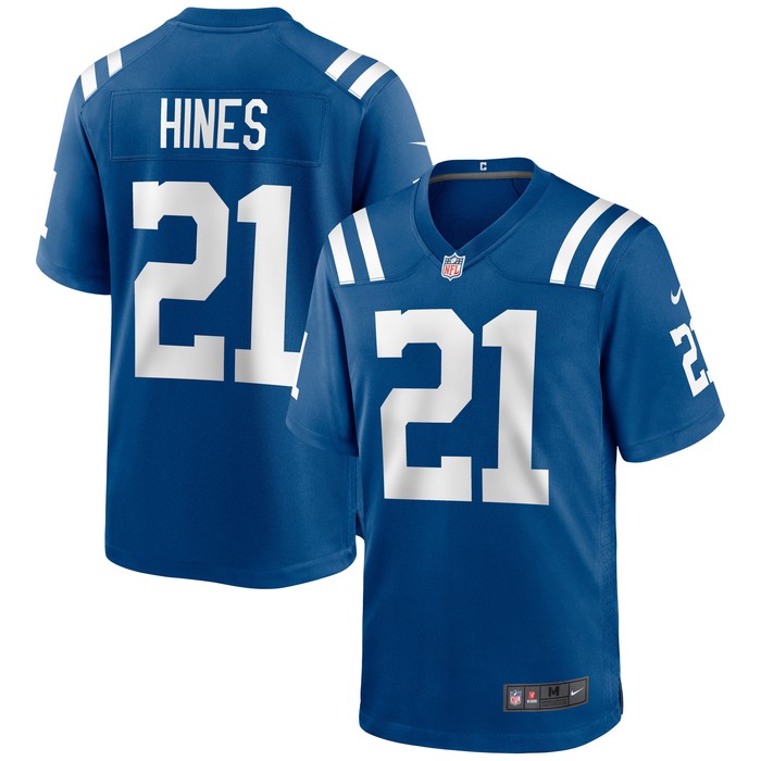 Nyheim Hines Indianapolis Colts Game Jersey - Royal Nfl