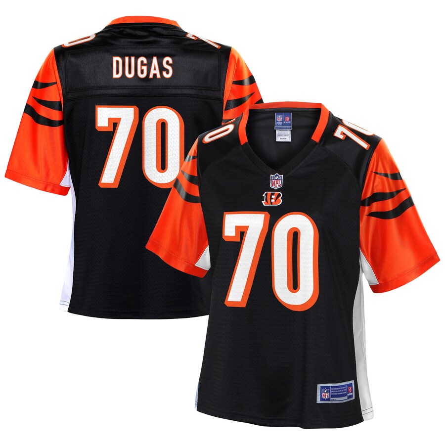 Oshea Dugas Cincinnati Bengals Nfl Pro Line Womens Player Jersey - Black - Cocomos