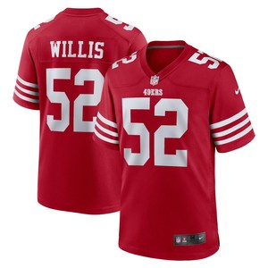 Patrick Willis San Francisco 49ers Retired Player Game Jersey - Scarlet Nfl