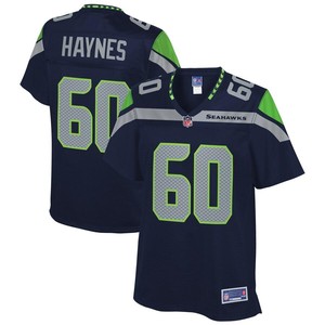 Phil Haynes Seattle Seahawks Nfl Pro Line Womens Team Player Jersey - College Navy