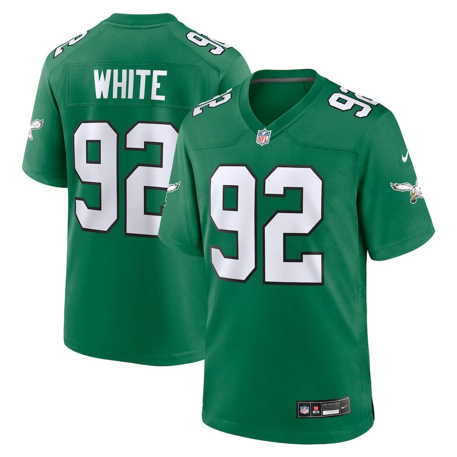 Philadelphia Eagles #92 Reggie White Alternate Game Jersey - Kelly Green - Cocomos