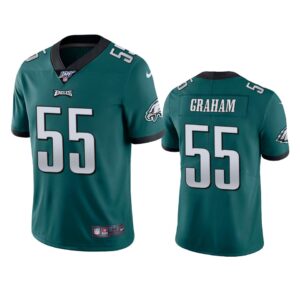 Philadelphia Eagles Brandon Graham Midnight Green 100th Season Vapor Limited Jersey - Cocomos