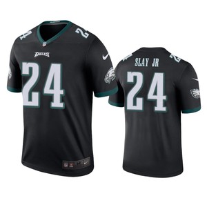 Philadelphia Eagles Darius Slay Black Color Rush Legend Jersey