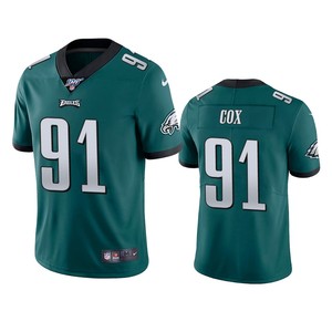 Philadelphia Eagles Fletcher Cox Midnight Green 100th Season Vapor Limited Jersey