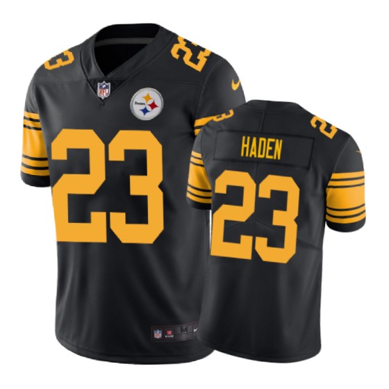 Pittsburgh Steelers #23 Joe Haden Nike Color Rush Black Jersey - Cocomos