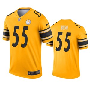 Pittsburgh Steelers Devin Bush Gold Inverted Legend Jersey