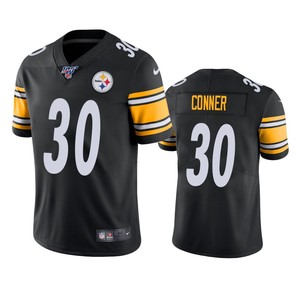 Pittsburgh Steelers James Conner Black 100th Season Vapor Limited Jersey