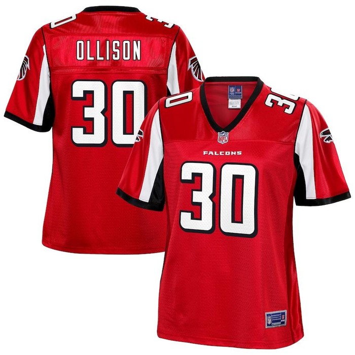 Qadree Ollison Atlanta Falcons Nfl Pro Line Womens Player Jersey - Red