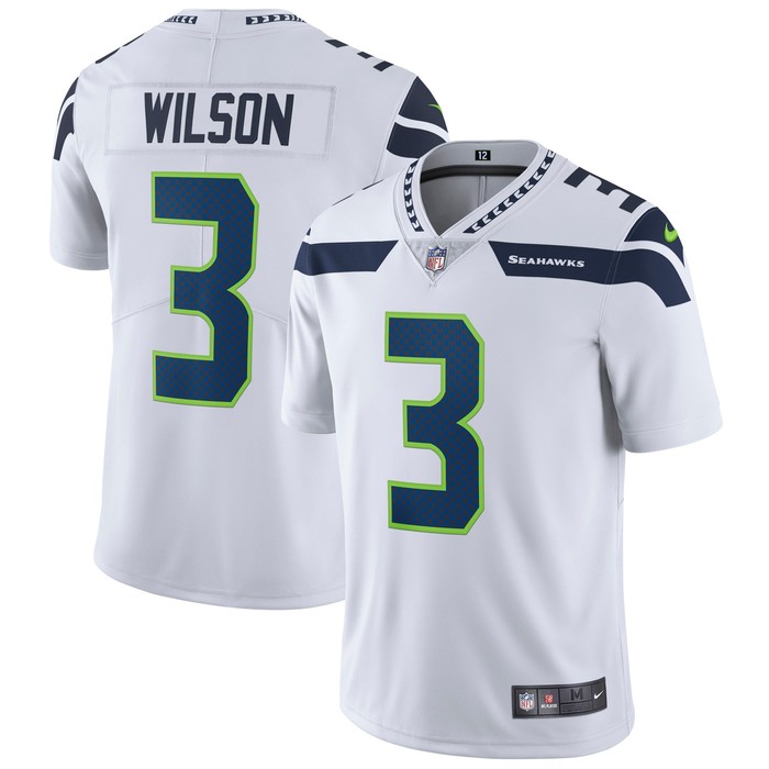 Russell Wilson Seattle Seahawks Vapor Untouchable Limited Player Jersey - White Nfl