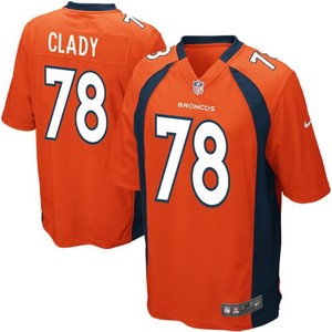 Ryan Clady Denver Broncos Team Color Game Jersey - Orange Nfl