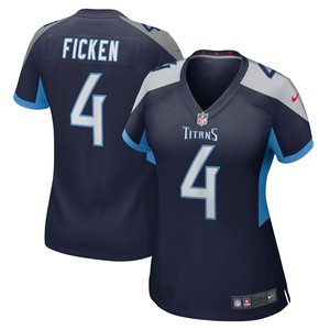 Sam Ficken Tennessee Titans Womens Game Jersey - Navy Nfl