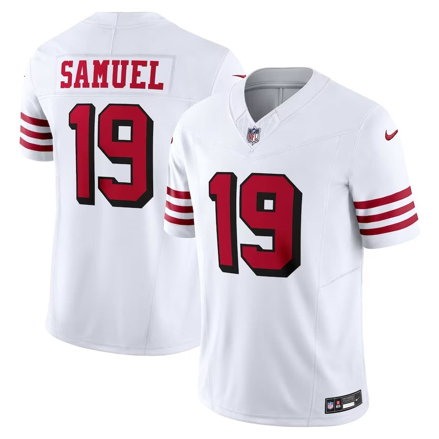 San Francisco 49ers #19 Deebo Samuel Alternate Vapor Fuse Limited Jersey - White - Cocomos