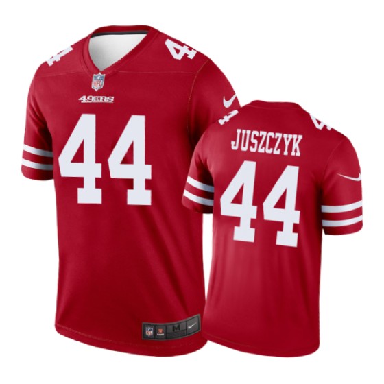 San Francisco 49ers #44 Kyle Juszczyk Nike Color Rush Scarlet Jersey - Cocomos