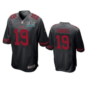 San Francisco 49ers Deebo Samuel Black Super Bowl Liv Game Jersey - Cocomos