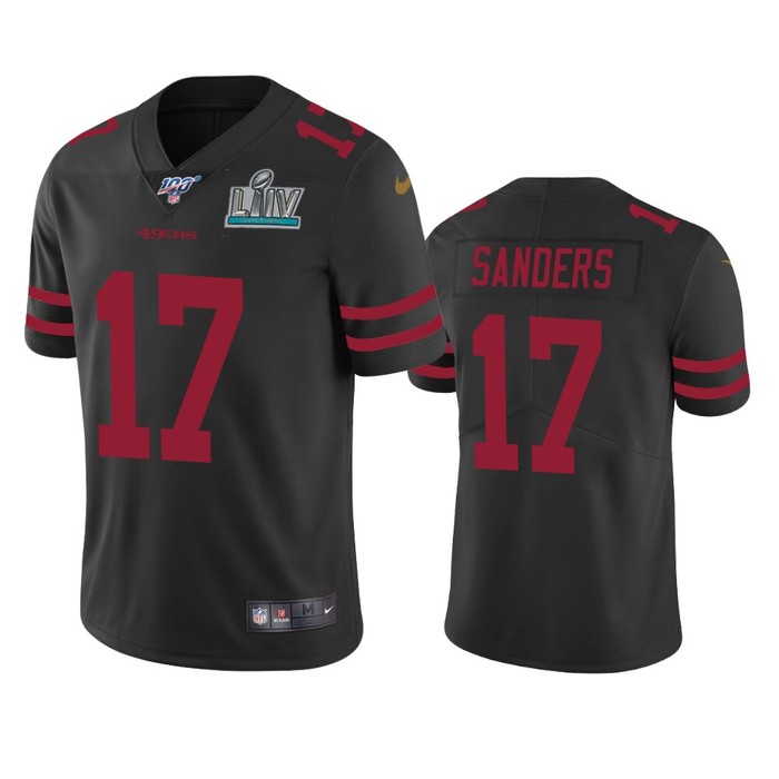 San Francisco 49ers Emmanuel Sanders Black Super Bowl Liv Vapor Limited Jersey