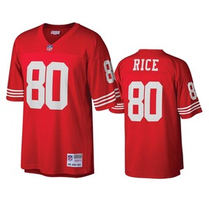 San Francisco 49ers Jerry Rice Scarlet Legacy Replica Jersey