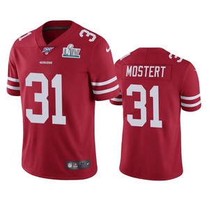 San Francisco 49ers Raheem Mostert Scarlet Super Bowl Liv Vapor Limited Jersey