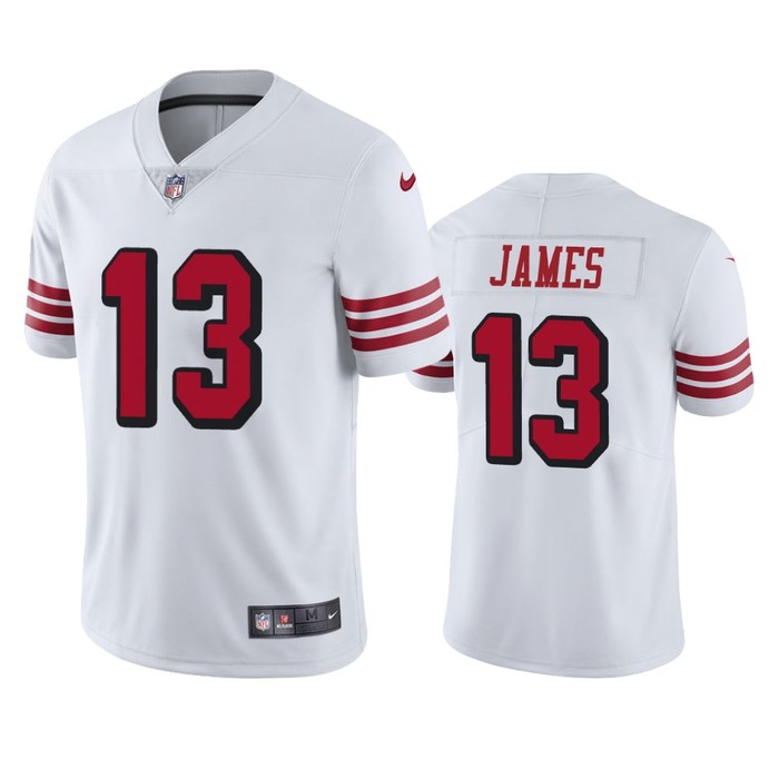 San Francisco 49ers Richie James White Nike Color Rush Limited Jersey - Cocomos