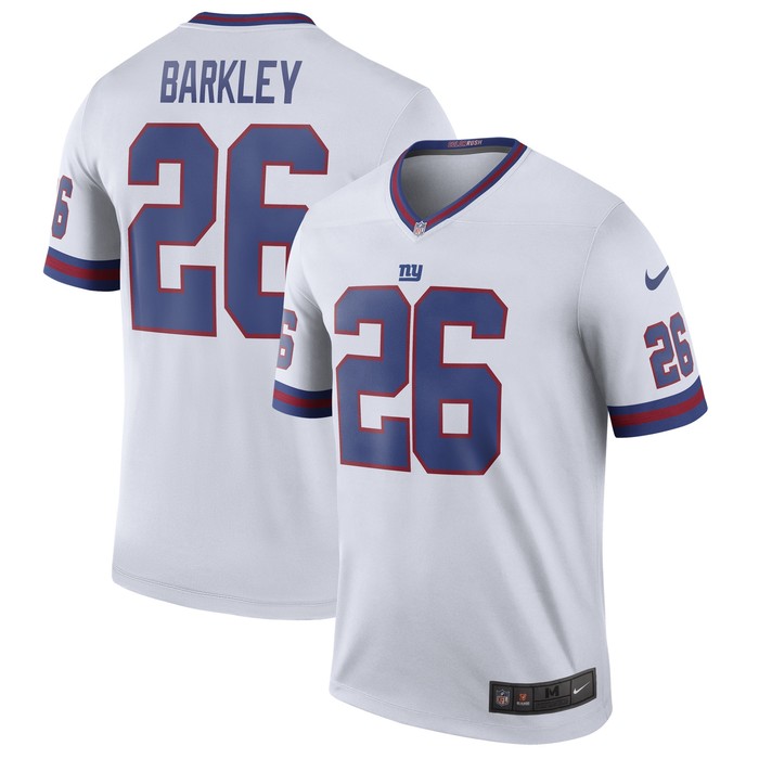 Saquon Barkley New York Giants Color Rush Legend Jersey White Nfl