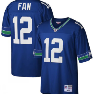 Seattle Seahawks #12 Fan Royal Mitchell Ness Stitched Football Jersey - Cocomos