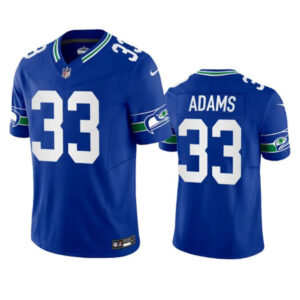 Seattle Seahawks #33 Jamal Adams Royal 2023 Fuse Vapor Limited Jersey - Cocomos