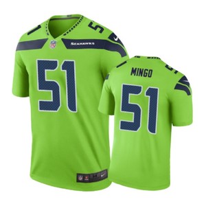 Seattle Seahawks #51 Barkevious Mingo Nike Color Rush Green Jersey