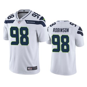 Seattle Seahawks Alton Robinson White Vapor Untouchable Limited Jersey