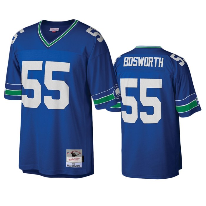 Seattle Seahawks Brian Bosworth Royal Legacy Replica Jersey