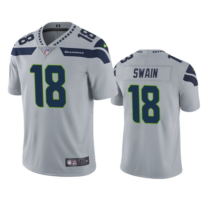 Seattle Seahawks Freddie Swain Gray Vapor Untouchable Limited Jersey - Cocomos