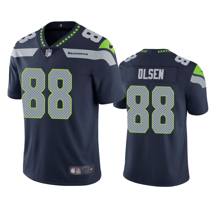 Seattle Seahawks Greg Olsen Navy Vapor Limited Jersey