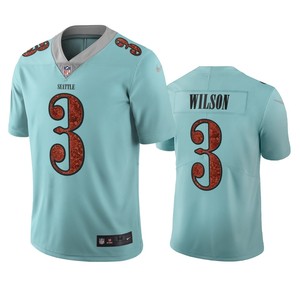 Seattle Seahawks Russell Wilson Light Blue City Edition Vapor Limited Jersey