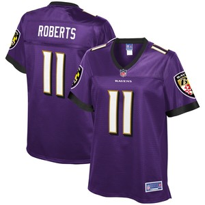 Seth Roberts Baltimore Ravens Nfl Pro Line Womens Primary Player Jersey - Purple - Cocomos